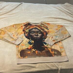 African Woman Portrait Sweatshirt